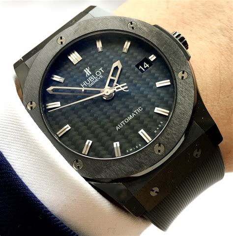 hublot classic fusion 45mm vendome black ceramic blue|hublot classic fusion automatic 45mm.